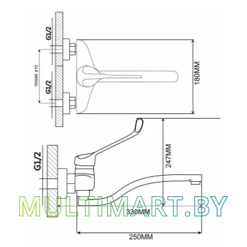 Смеситель Maxonor MN4654 картинка 5